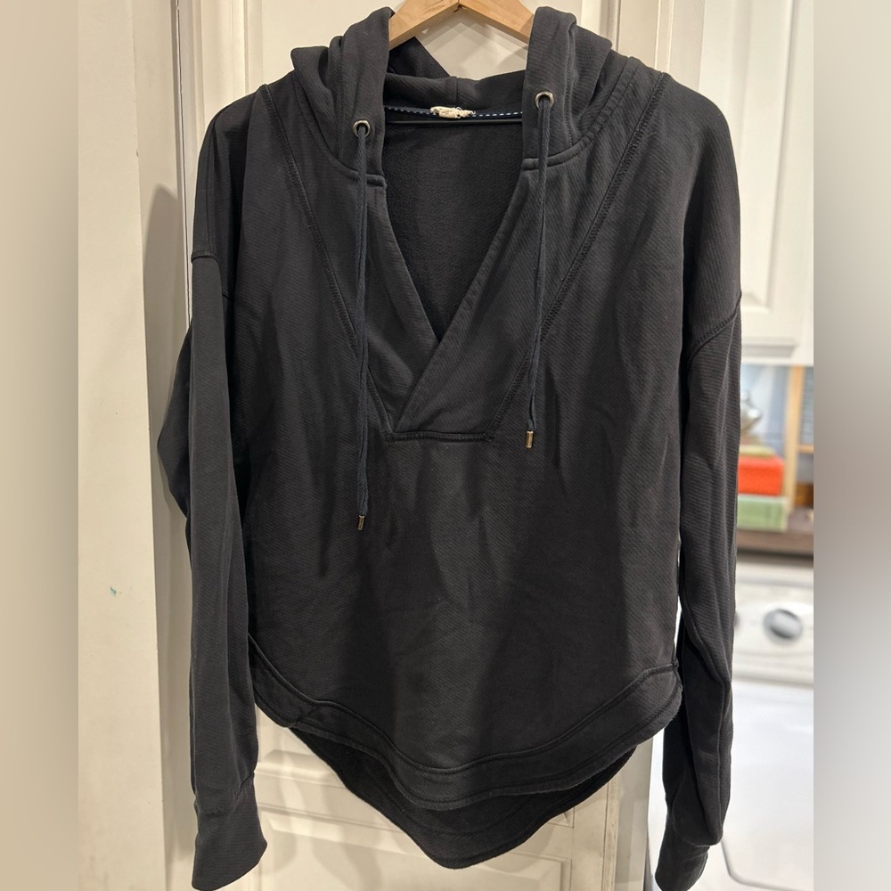 Pilcro Dark Gray Hooded Top